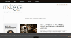 Desktop Screenshot of myklogica.es